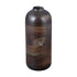 Wooden Vase with Brass Detailing